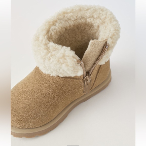 Zara lined leather boots - Picture 4 of 4